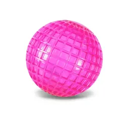 Дитячий м'яч Пострибунчик Диско PR2516(Pink), що світиться, 6,5 см