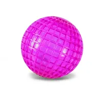 Дитячий м'яч Пострибунчик Диско PR2516(Violet), що світиться, 6,5 см Дитячий м'яч Пострибунчик Диско PR2516(Violet), що світиться, 6,5 см