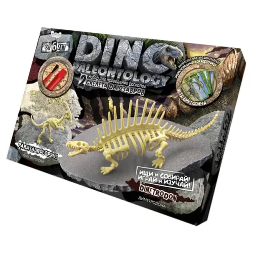 Ігровий набір для проведення розкопок DINO PALEONTOLOGY 6377 в коробці Диметродон