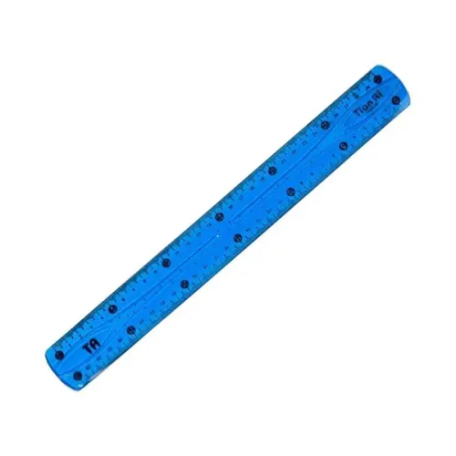 Лінійка неломайка ESA-0031 м'який пластик, 30 см Синій