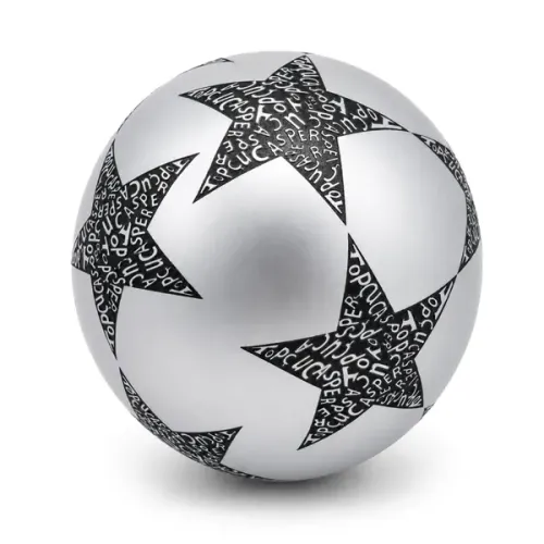 Дитячий гумовий м'яч Зірка RB20302(Silver) 60 грам, діаметр 18 см