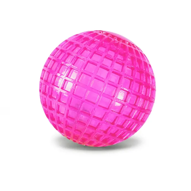 Дитячий м'яч Пострибунчик Диско(Pink), що світиться, 6,5 см