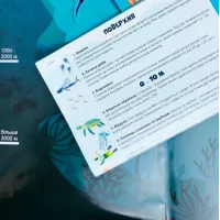 Дитяча гра з багаторазовими наклейками «Підводний світ», 43 наклейки