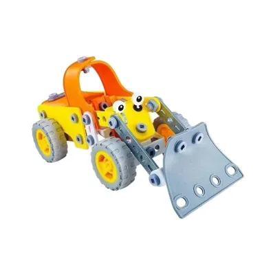 Конструктор дитячий Build&Play «Бульдозер» Keedo J-108A, 116 елементів