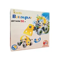 Конструктор Build&Play 2 в 1 «Будівельники» HANYE J-7725, 56 елемента