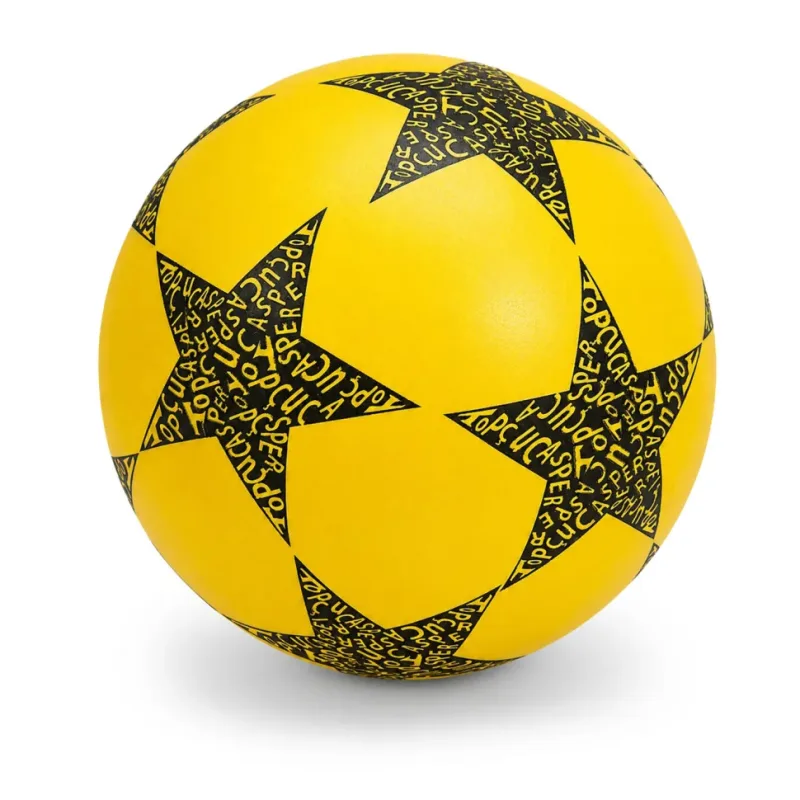 Дитячий гумовий м'яч Зірка(Yellow) 60 грам, діаметр 18 см