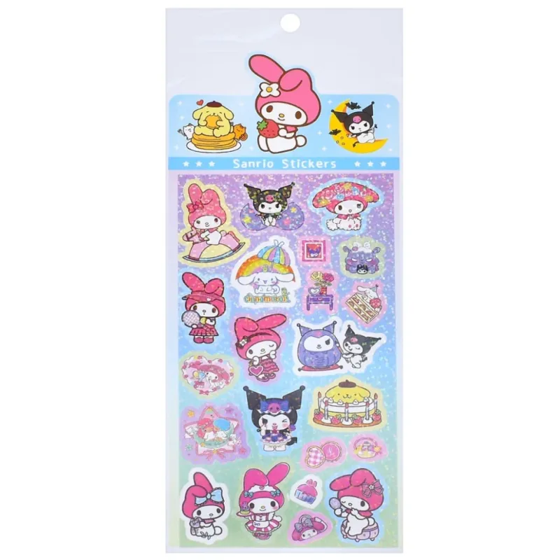 Декоративні наклейки «Sanrio Stickers» SZ240906-13 з блискітками