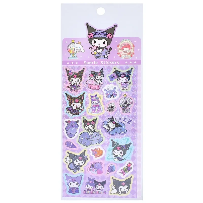 Декоративні наклейки «Sanrio Stickers» SZ240906-3 з блискітками