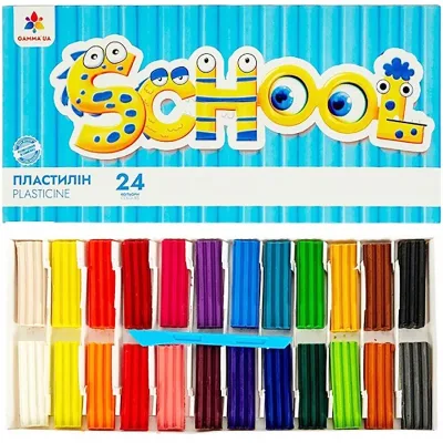 Набір для ліплення пластилін «School» 200319G 24 кольори
