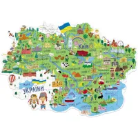 Пазл «Карта України» 100 елементів