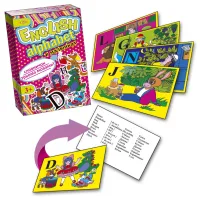 Дитячий розвиваючий комплект ENGLISH ALPHABET в картинках