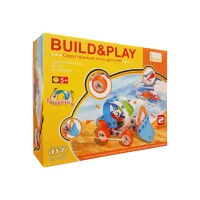 Конструктор дитячий Build&Play «Бульдозер + Вертоліт» HANYE J-101B, 117 елемента